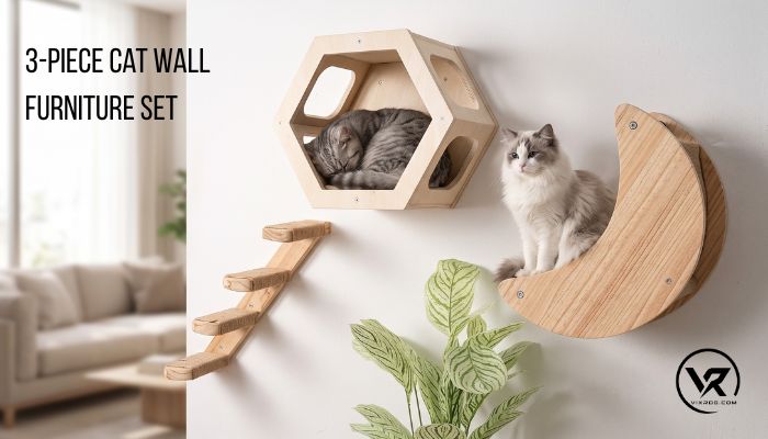3-Piece Cat Wall Furniture Set
