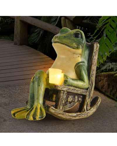 FOXMIS Miniature Frog Statue